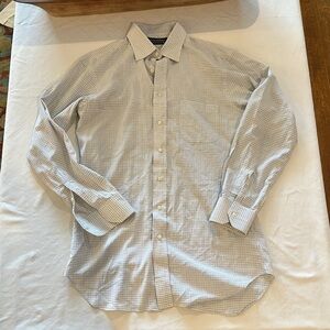 Tom James Button Down Up Dress Shirt ‎ XL EUC
